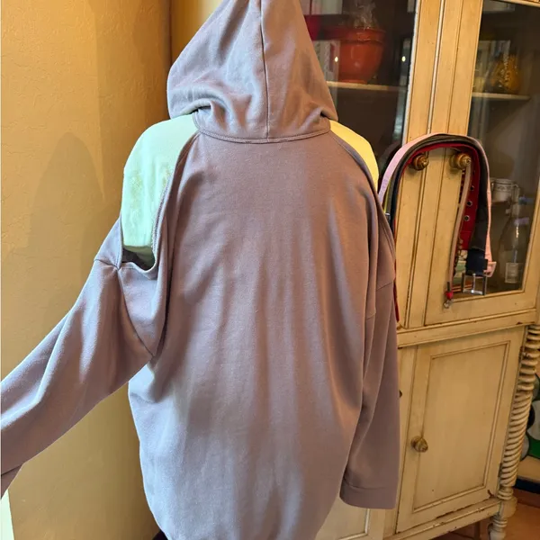 Forever 21 Tan Knit hoodie - Image 6