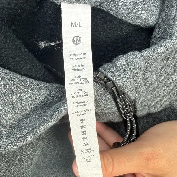 Lululemon Scuba Oversized Half-Zip Hoodie Size M/L - Image 5