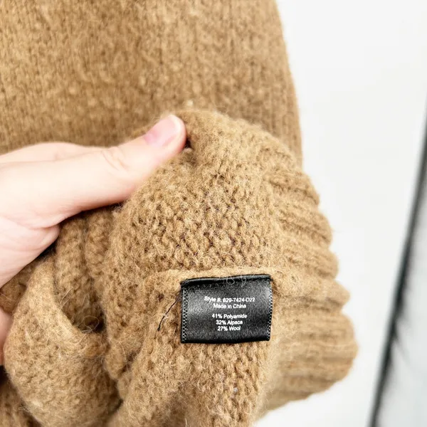 Jenni Kayne Womens Alpaca Wool Blend‎ Oversized Cottage Cardigan Sweater Size S - Image 6