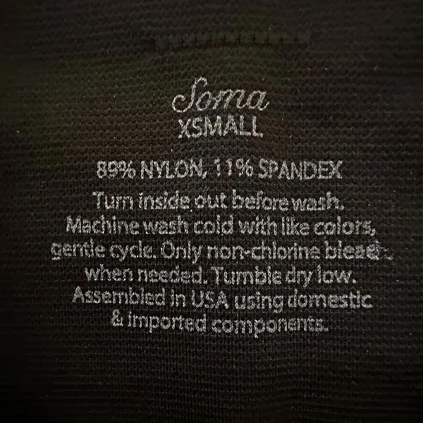 Soma black slimming crop leggings NWT - Image 9