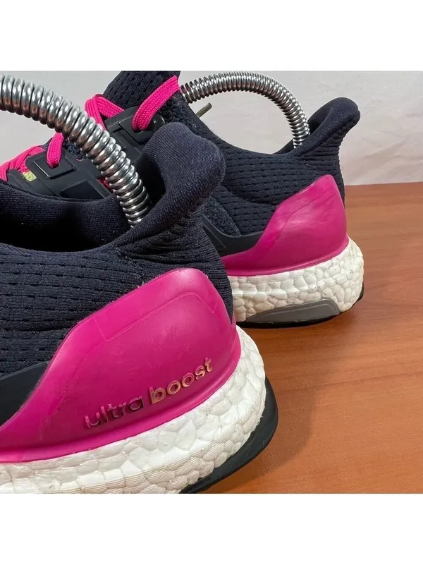 Adidas UltraBoost Night Navy Pink Women's Shoe Size 10 #364 - Image 5