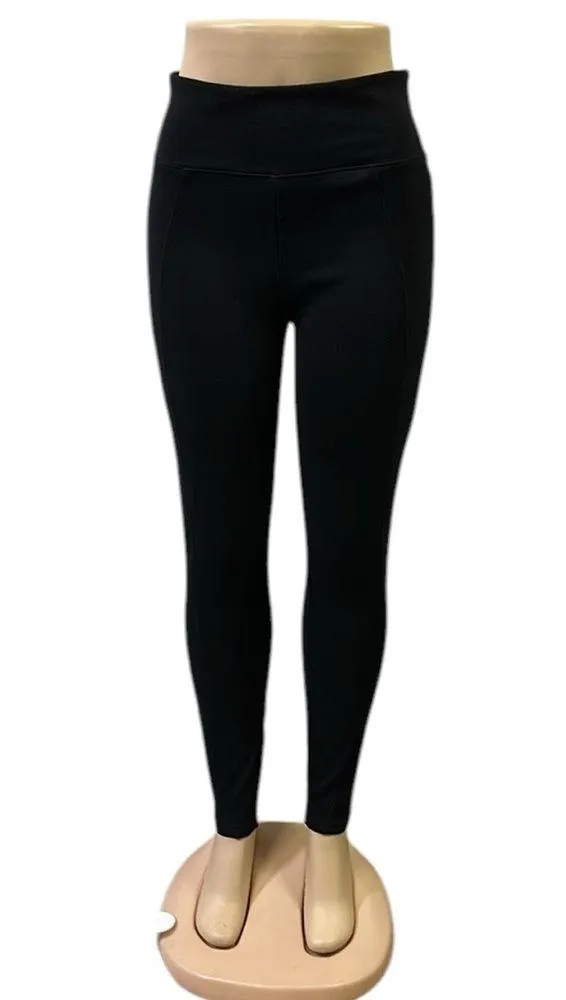 Spanx Assets Black Leg Seam Body Shaping Bodycon Shapewear Legging Womens XL - Image 3