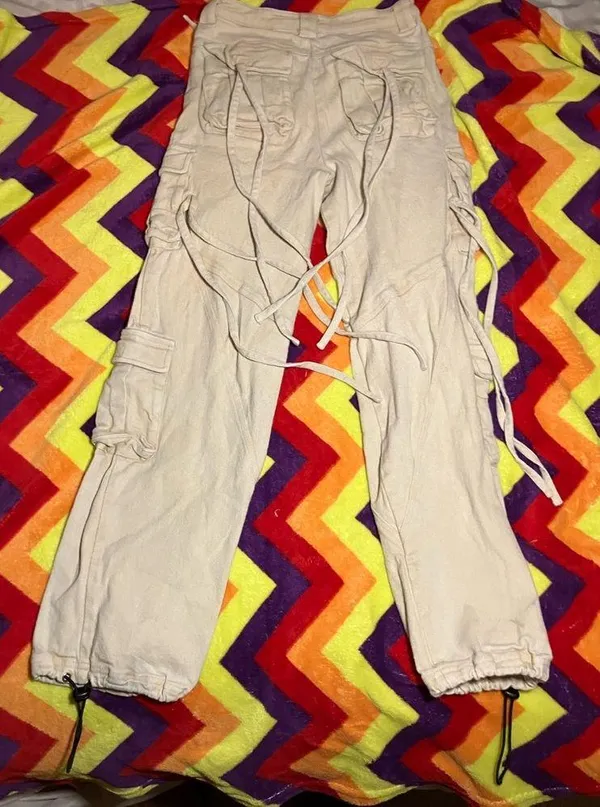 I.AM.GIA tan parachute pants - Image 2