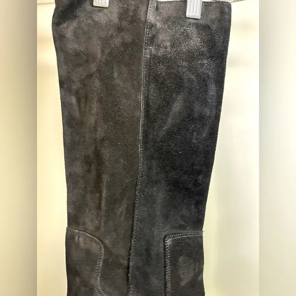 NWOB Steve Madden Western heel black suede boots sz 10 - Image 2
