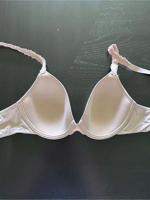Natori Pure Luxe Lace-Trim T-Shirt Bra in Nude - Image 5