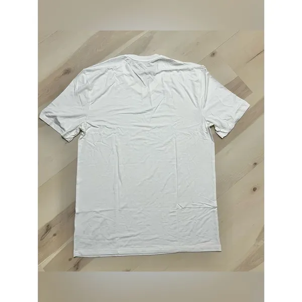Naked Wardrobe NEW Women’s Oversized Medium White V-neck T-shirt - Image 6