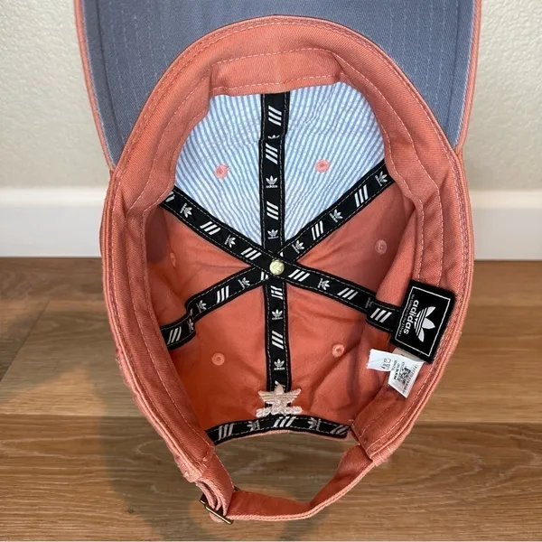 NWOT Adidas Women's Coral Embroidered Adjustable Baseball Cap Hat - Image 8