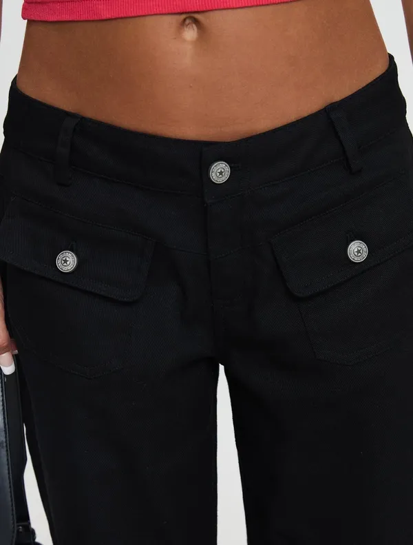 Edikted Cargo Low-Rise Pants - Image 4