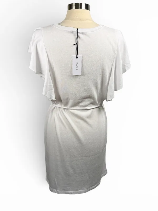 NWT Z SUPPLY The Capri Flutter Sleeve Stretch Terry‎ Boho Mini Dress, Large - Image 5