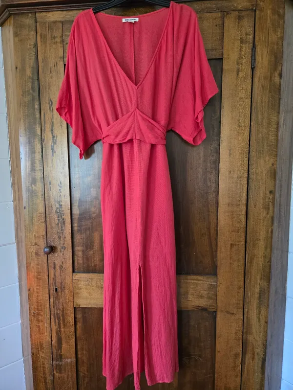 Billabong Bright Coral Pullover Top Small - Image 6