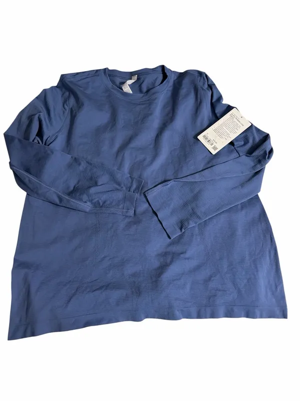 NWT LULULEMON Swiftly Relaxed Long-Sleeve Shirt - blue - Image 5