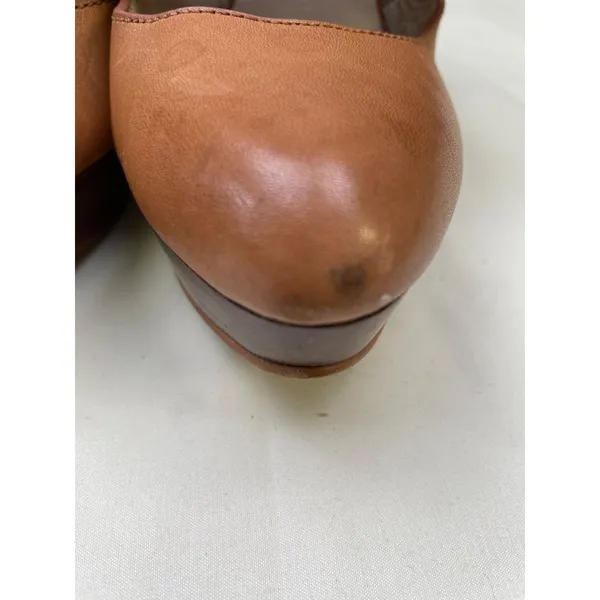 Michael Kors Women's Tan Leather Shoes/ Heels 4.5" Size 8M SKU 5817 - Image 7