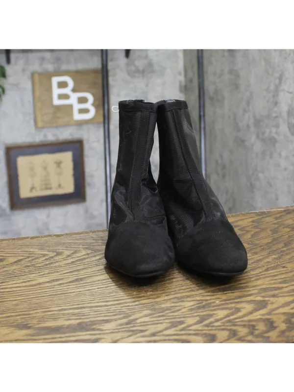 NWT A New Day Block Heel Mid-Calf Booties with Memory Foam 94568456 Black 7M - Image 4