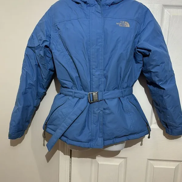 The North Face Puffer Jacket Goose‎ Down Ski Parka Blue size M - Image 3