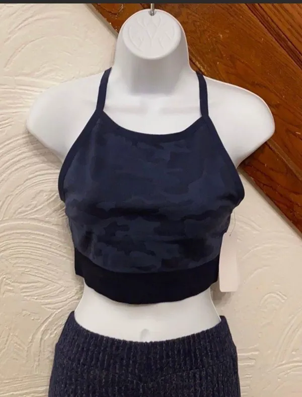Splendid NWT  Camo high neck bra S - Image 3