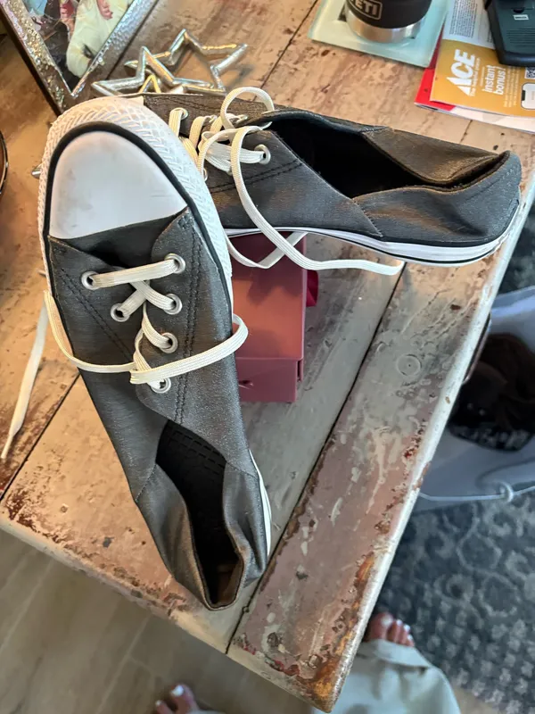 Grey Converse All Star Low-Top Sneakers NWOT - Image 4