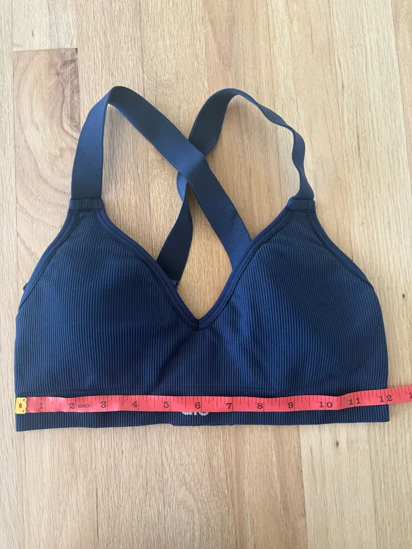 Alo Yoga Navy Seamless Ribbed Set - Image 10