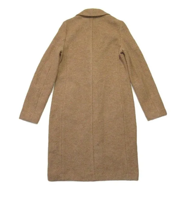 NWT J.Crew New Daphne Topcoat in Heather Camel Italian Boiled Wool Coat 2T $228 - Image 7