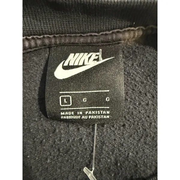 Nike Womens Black Relaxed Crewneck Sweatshirt Futura‎ Logo RN56323 L - Image 5