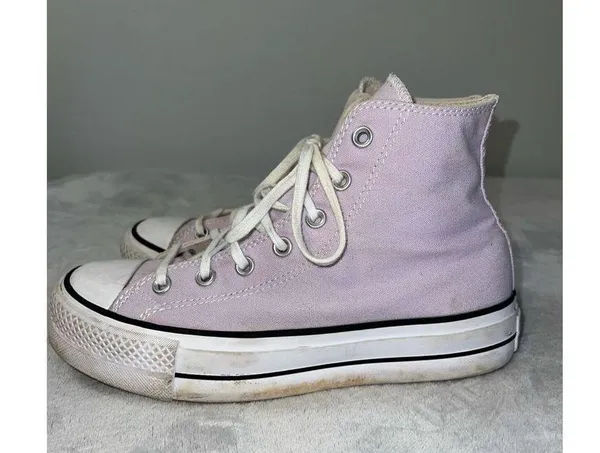 Platform Converse Chuck Taylor All Star purple Hi Top Sneakers US 9 - Image 3