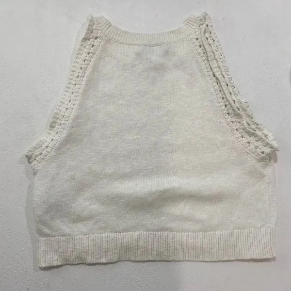 Madewell Ivory Knit Sweater Tank Top – Size M - Image 2