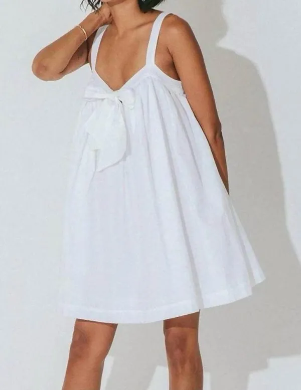 Cleobella White Shayla Mini Dress Sz.XS - Image 6