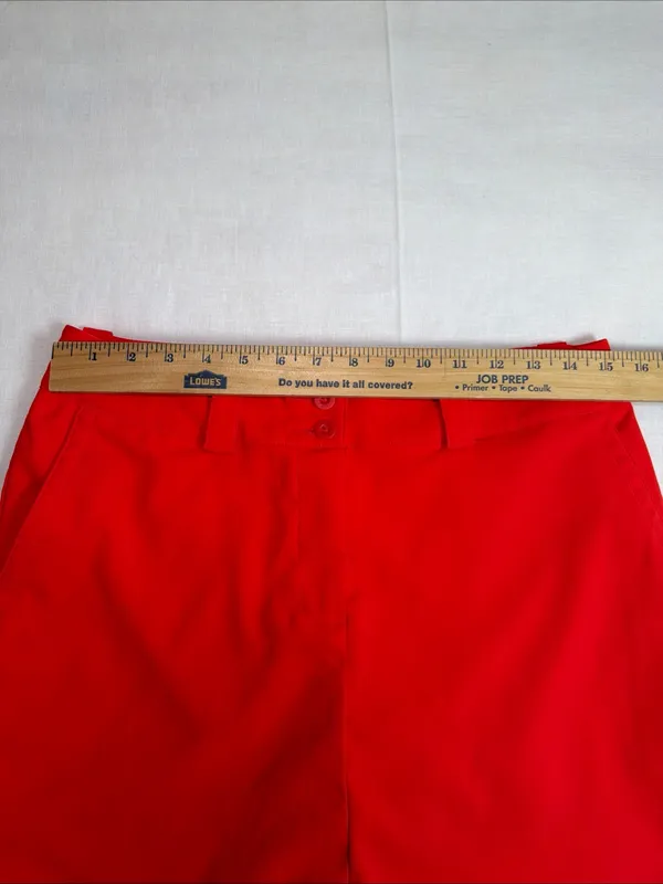 NIKE-GOLF Tour Performance Womens Size 6 Red DRI-FIT Skort - Image 4
