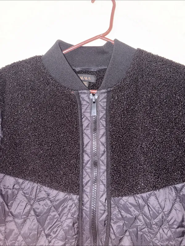 Alala black Sherpa bomber jacket - Image 3