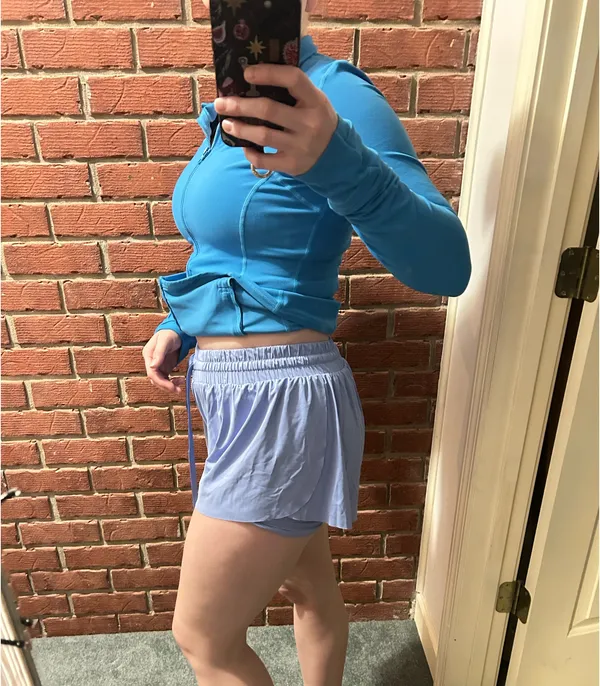 SheIn Buttery Solid Drawstring Running Athletic Shorts - Image 6