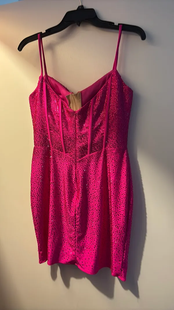 Sherri Hill Homecoming Dress Pink - Image 5
