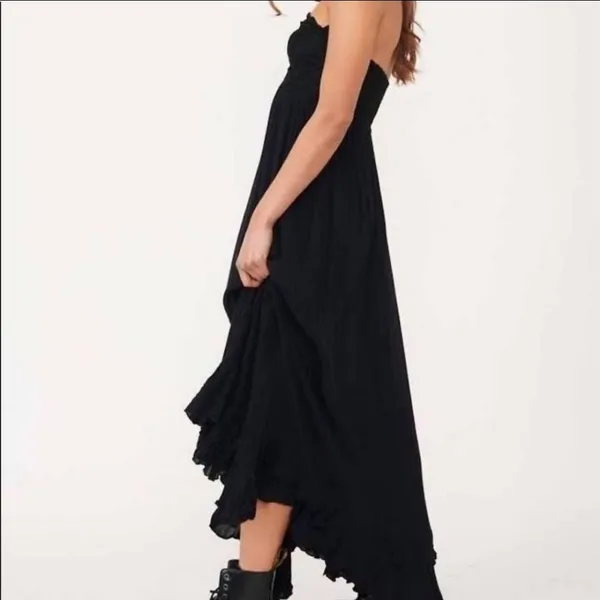 FREE PEOPLEAdella Corset Maxi Dress In Black Size S - Image 5