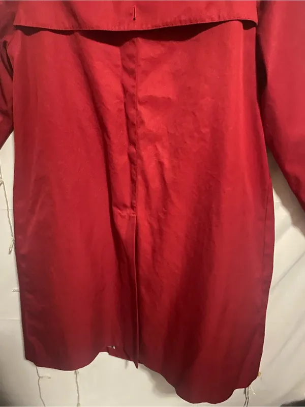 Women's Red Trench Coat - Image 6