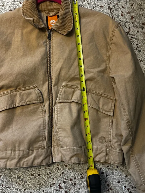 Timberland Women's Strafford Washed Canvas Jacket 2.0 small Tan - Image 10