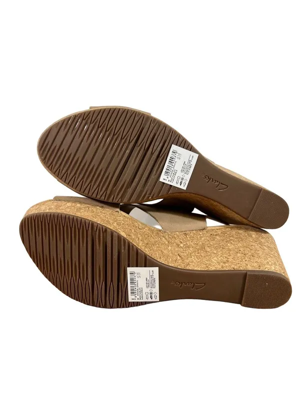 Clarks Annadel Eirwyn Wedge Leather Women's Sandal Size 10W #495 - Image 8