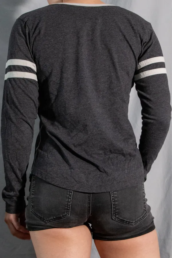 American Fighter Long Sleeve Shirt Grey - Image 2