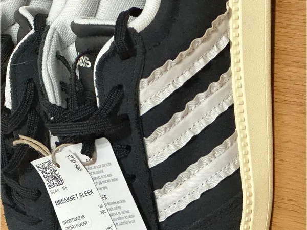 Adidas Women’s Breaknet Sleek Black Retro Cloudfoam Plus Sneakers Shoes NWT - Image 5