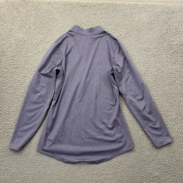 REI Co-op Lightweight 1/2 Zip Pullover Base Layer Top Purple Women's Medium - Image 2