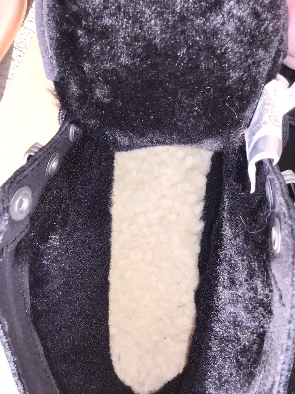 NEW  Bethany suede leather wool slipper boots 7.5 - Image 7