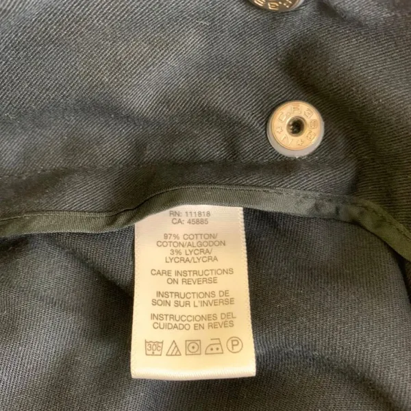 Michael Kors‎ Black Zip Pocket Button Side Pants - Image 4