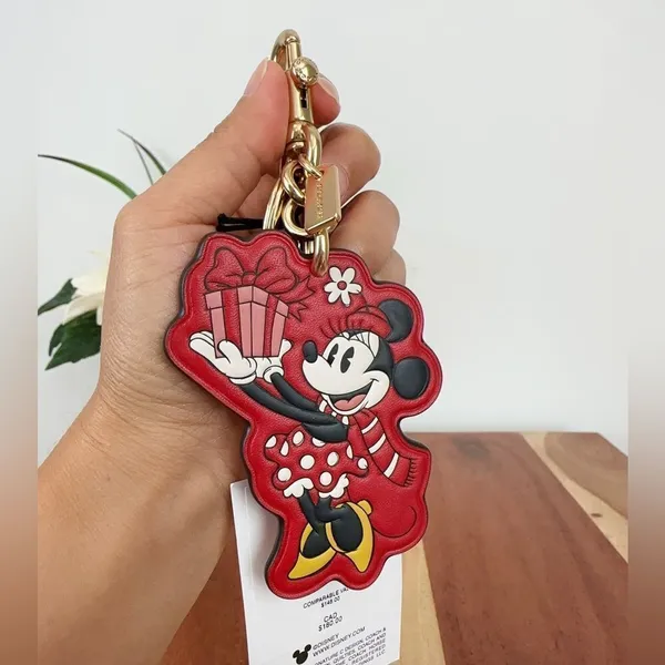 NWT‎ Disney X Coach Minnie Mouse Bag Charm - Image 5
