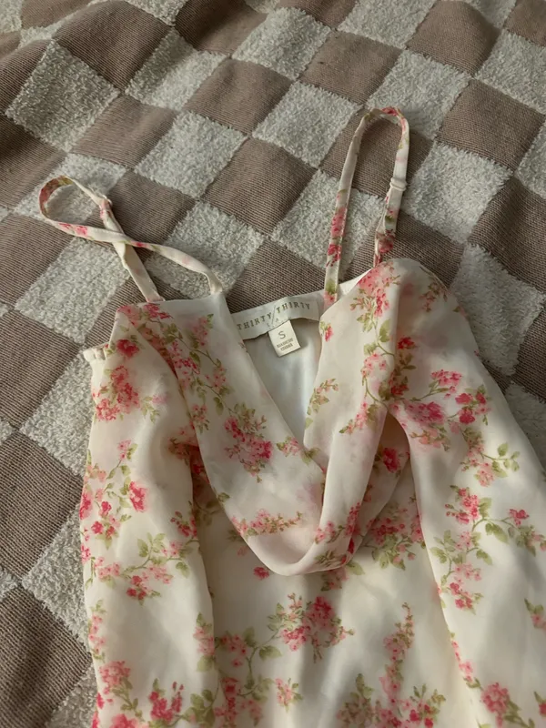 Boutique Cowl Neck Tank Top - Image 3