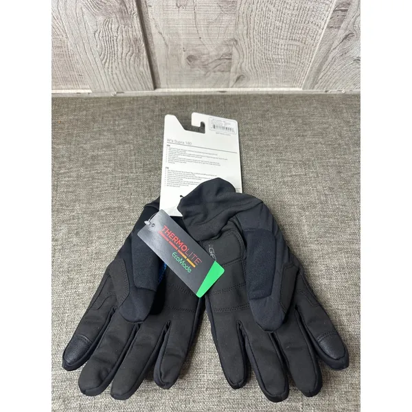 Garneau Womens L Supra 180 Black Thermal Cycling Running Gloves Touchscreen - Image 2