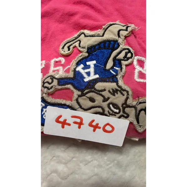 Abercrombie & Fitch Pink Graphic Tee Moose Applique Short Sleeve Shirt M 4740 - Image 6