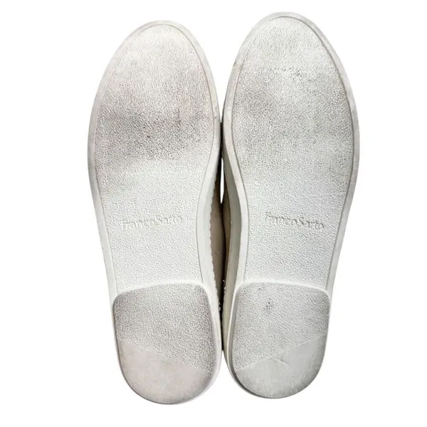 Franco‎ Sarto Loafers Size 9.5 Tan Slip On Leather Suede Shoes - Image 9