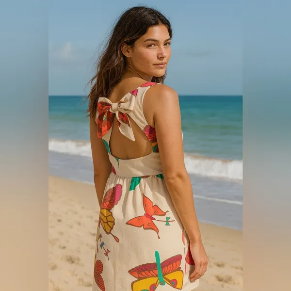 Judith March Butterfly Kite Sun Dress Size Small - Image 2