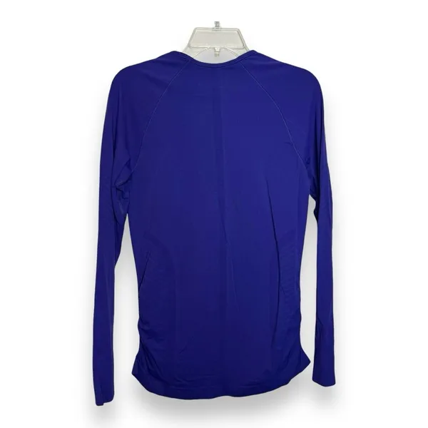 Athleta Running Fitness‎ Fitted Shirt Thumbs Up Purple Womens Size M - Image 3