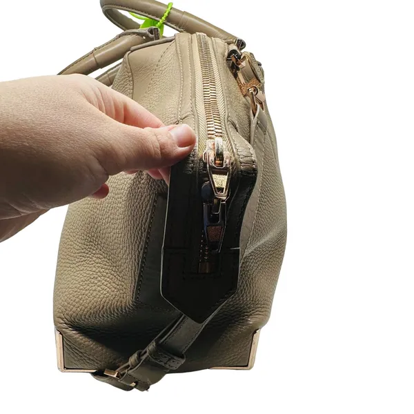Alexander Wang Leather Toffee Caramel Emile Gold Hardware Satchel Bag Size Large - Image 5