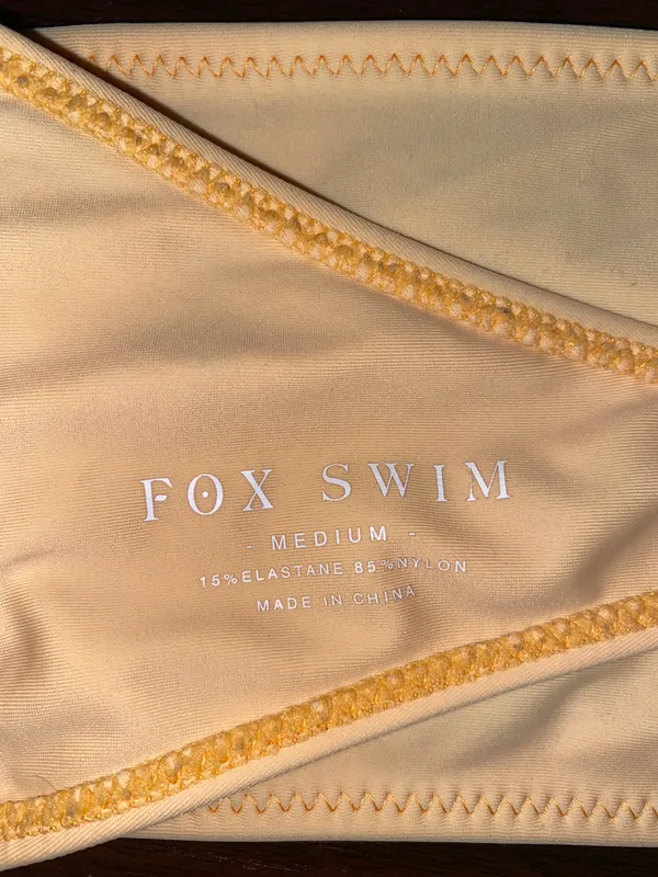 White Fox Bikini Top - Image 4