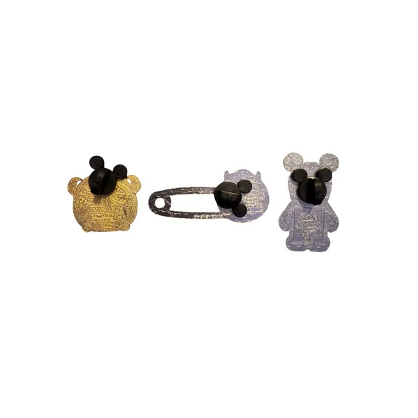 Disney Monsters Inc Pin Lot Sulley Tsum Mike Safety Pin Vinylmation Park Series - Image 2