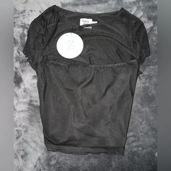 Princess Polly Dobelle Top in Black Size 10 New with tag - Image 6
